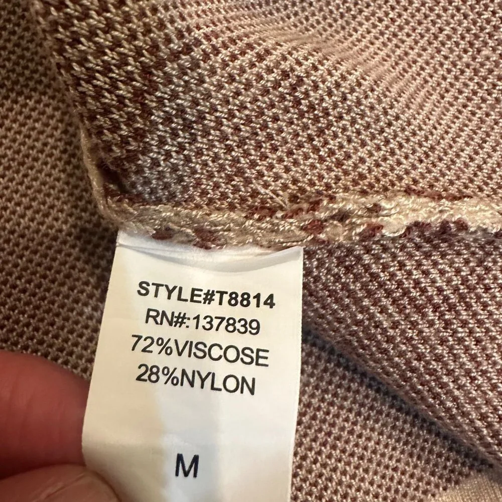 DEBUT GIRLS CROPPED SWEATER DOGS TAN MEDIUM 10/12